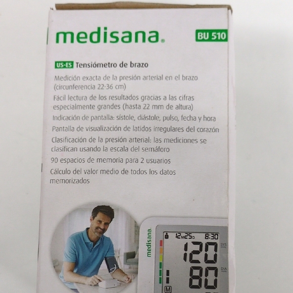 BU 510 Upper Arm Blood Pressure Monitor - Gray - Picture 4 of 5